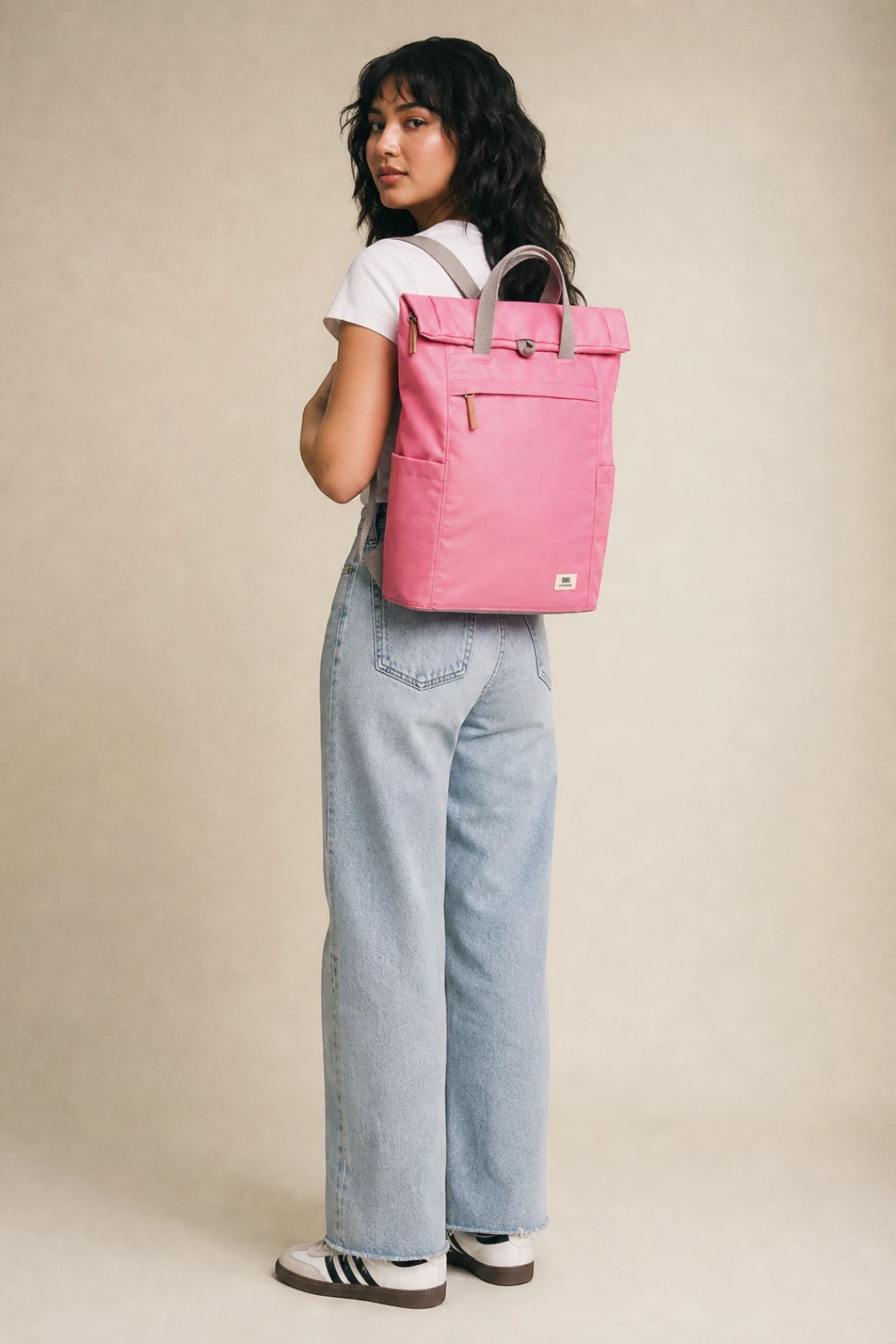 ORI LONDON Finchley Backpack in Pink Lemonade