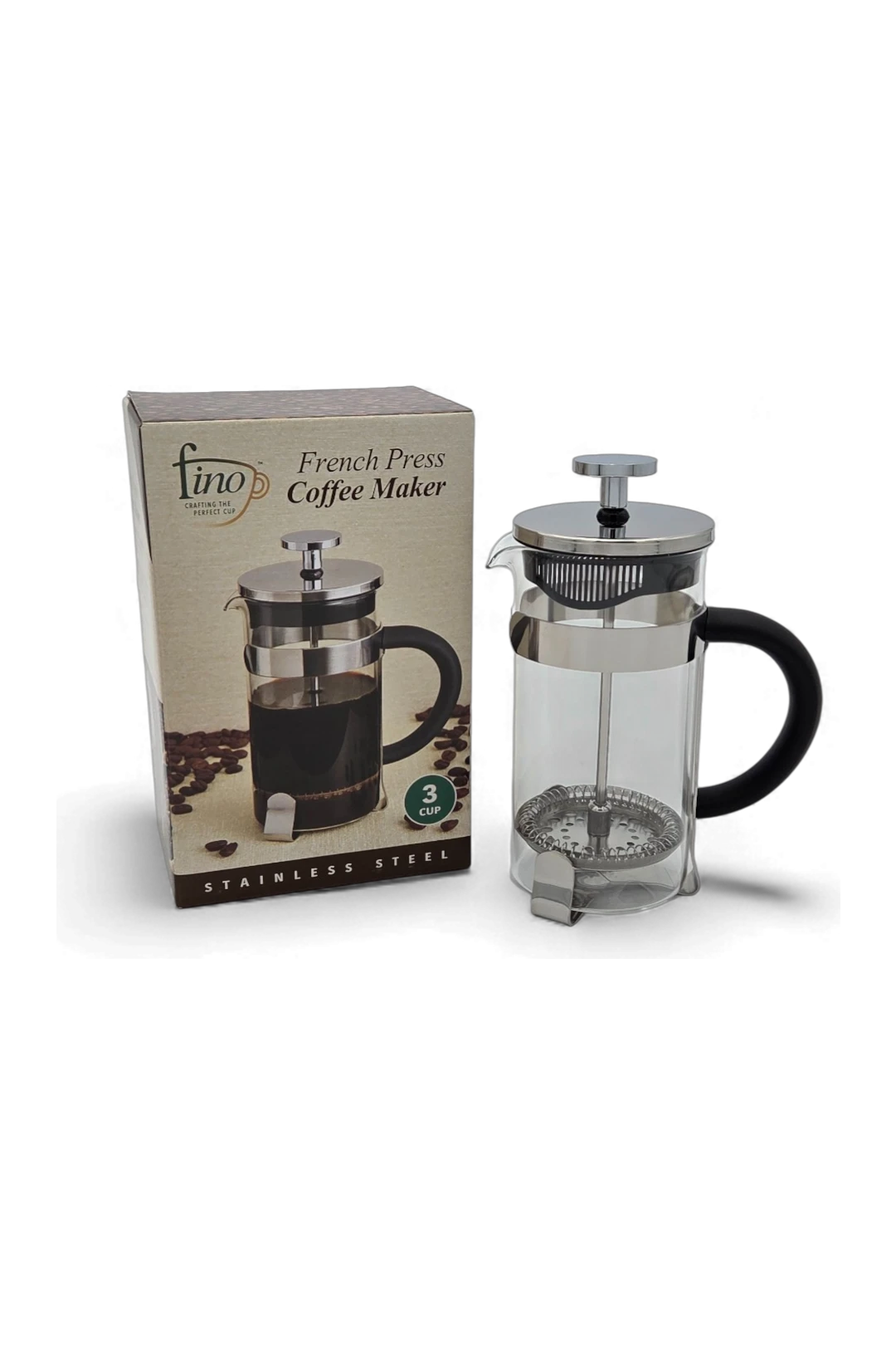 Fino Stainless Steel French Press Coffee Maker