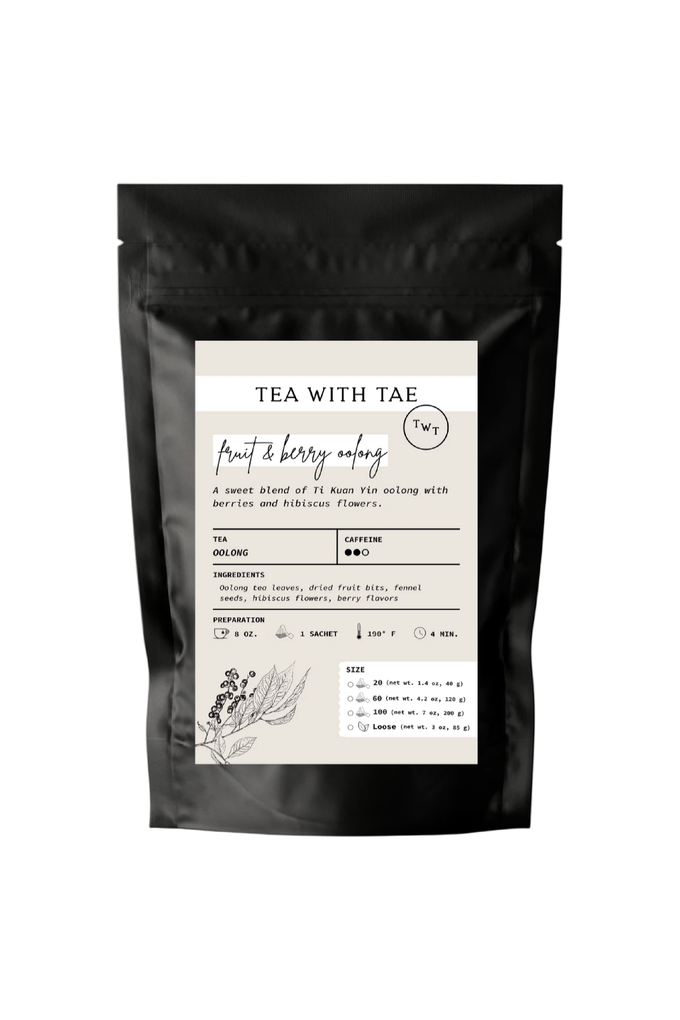 Fruit & Berry Oolong Tea Pouch