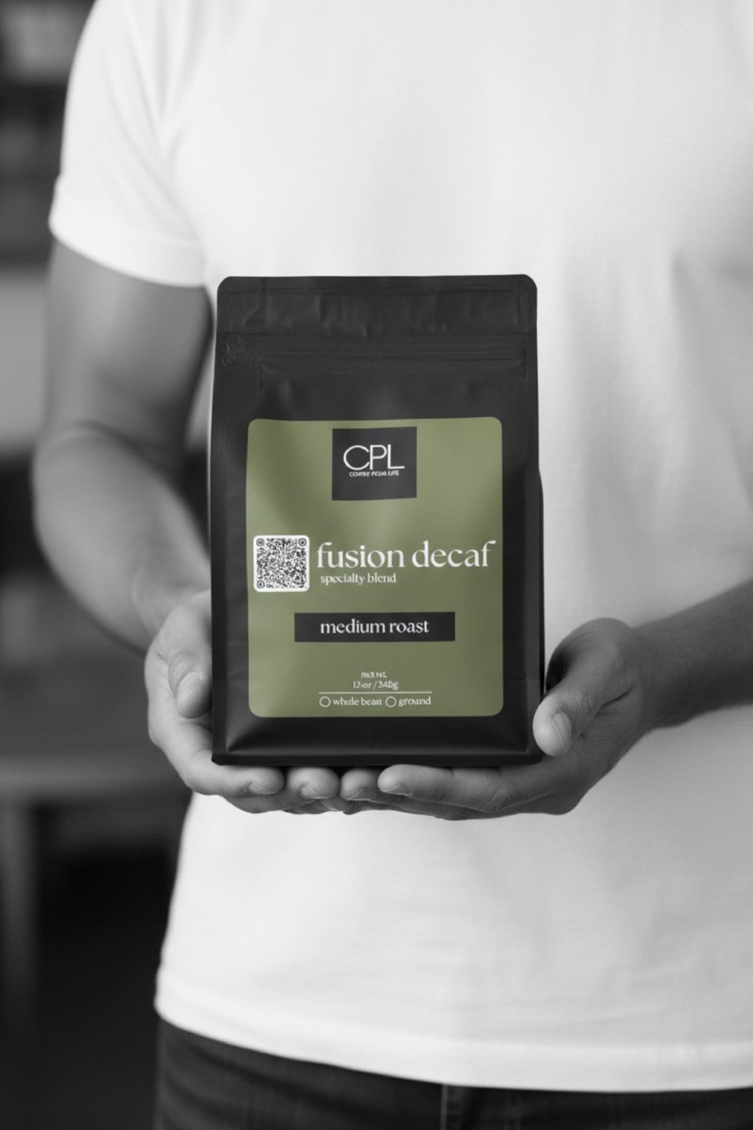Fusion Decaf – Medium Roast Coffee Blend | Coffee Pour Life