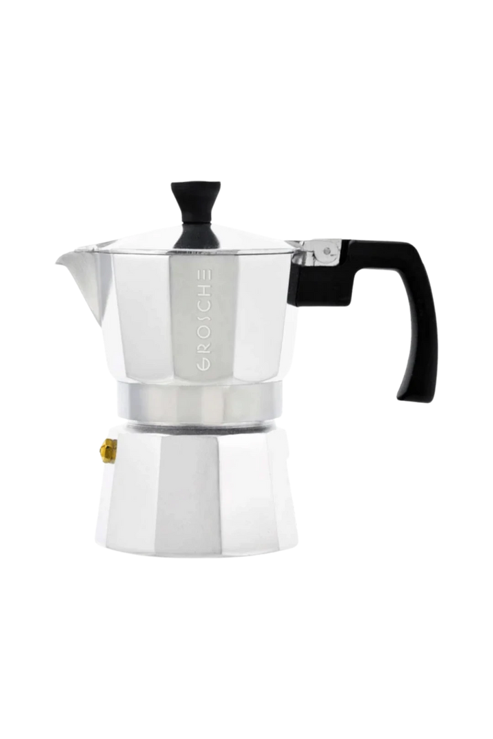 GROSCHE MILANO Stovetop Espresso Maker – Silver