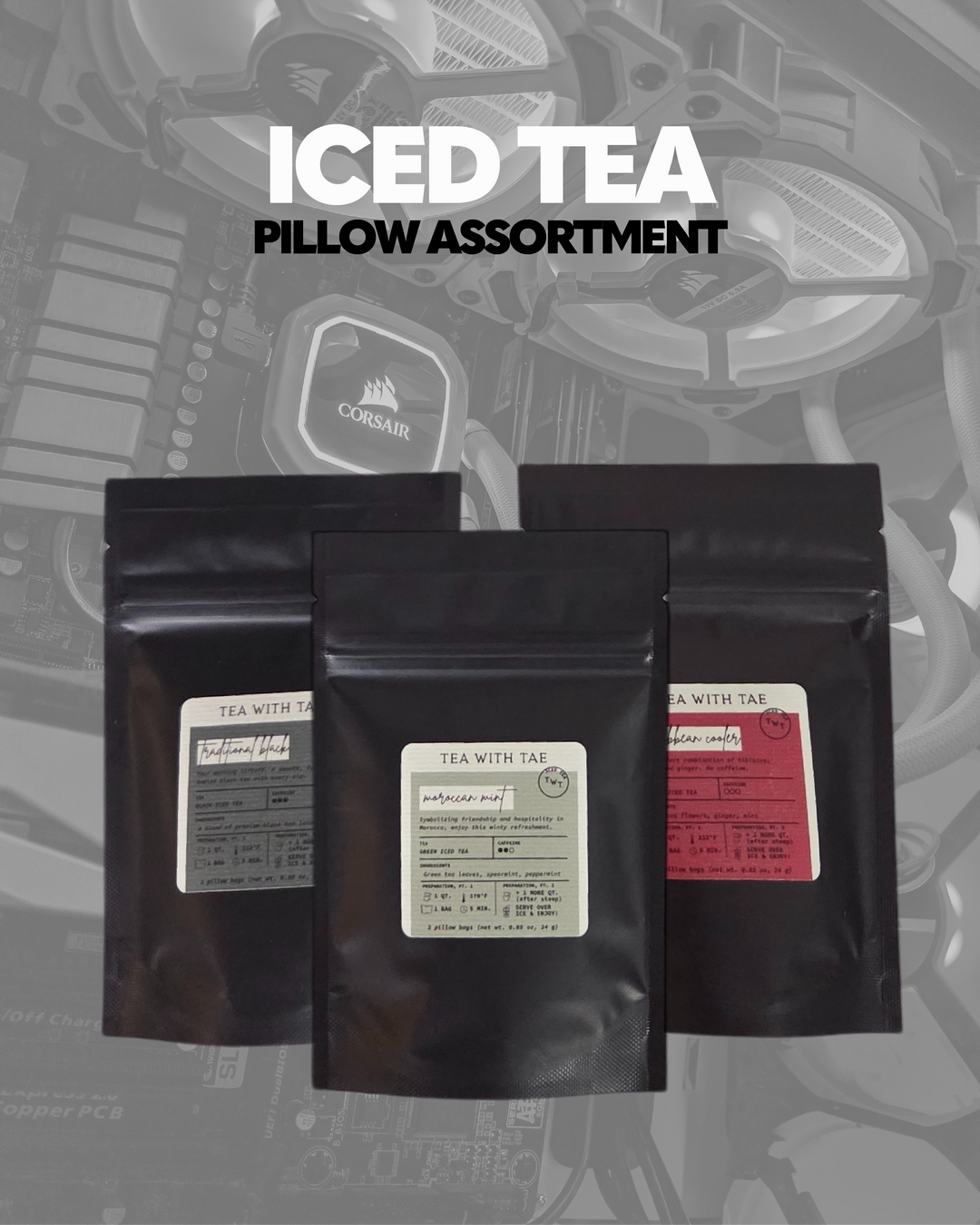 The Gamer Gift Box - Cold Brew Coffee, Iced Tea, & Gaming Mouse Pad