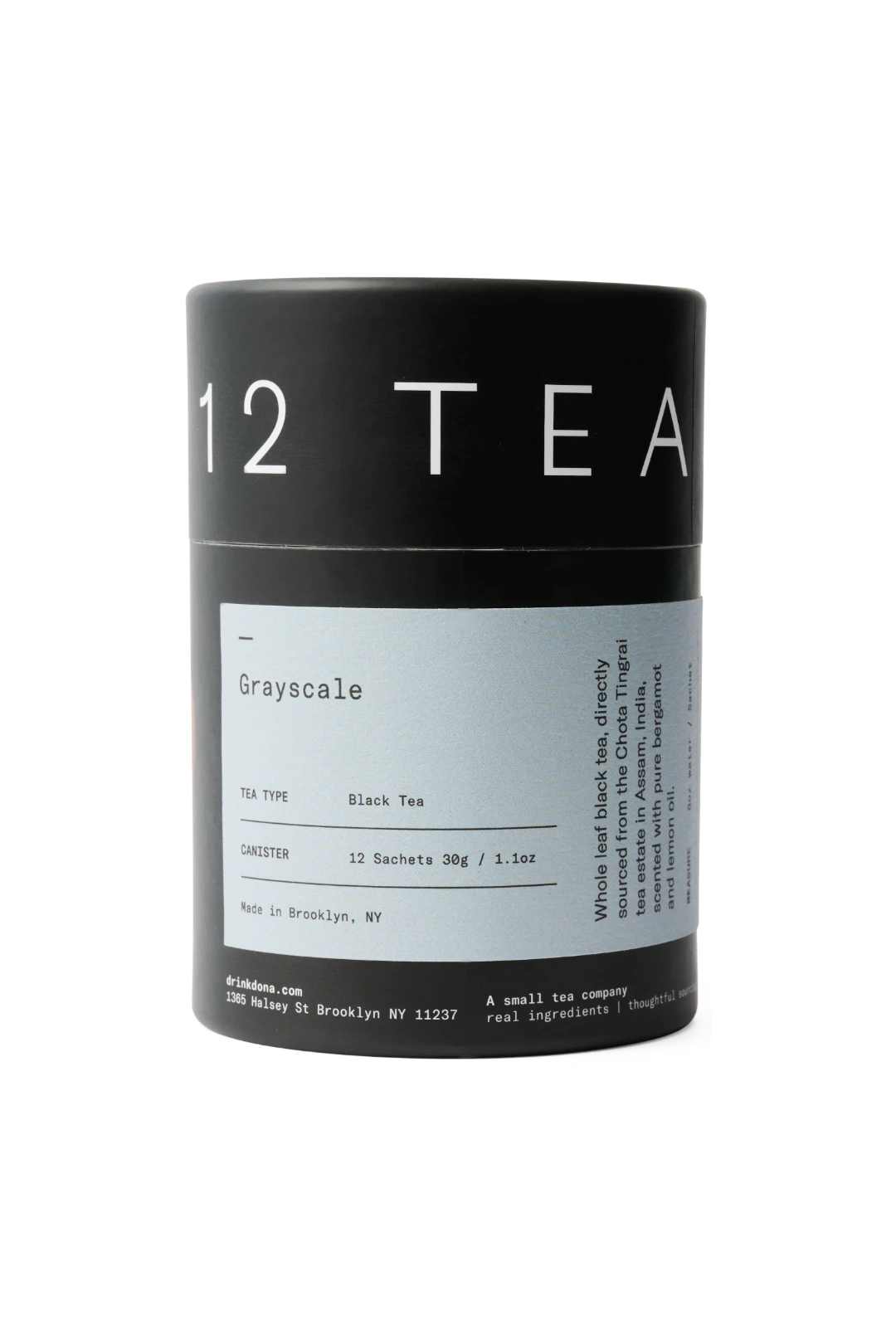 Grayscale Black Tea Sachets