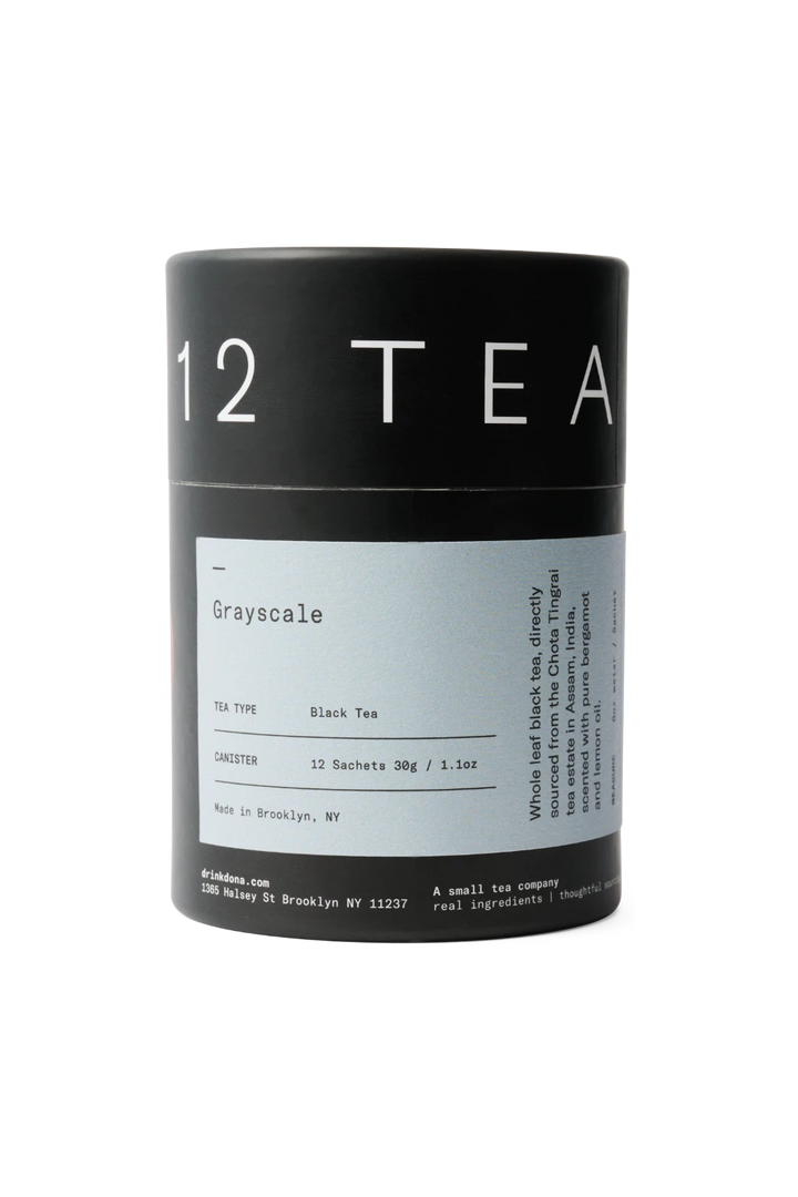 Grayscale Black Tea Sachets