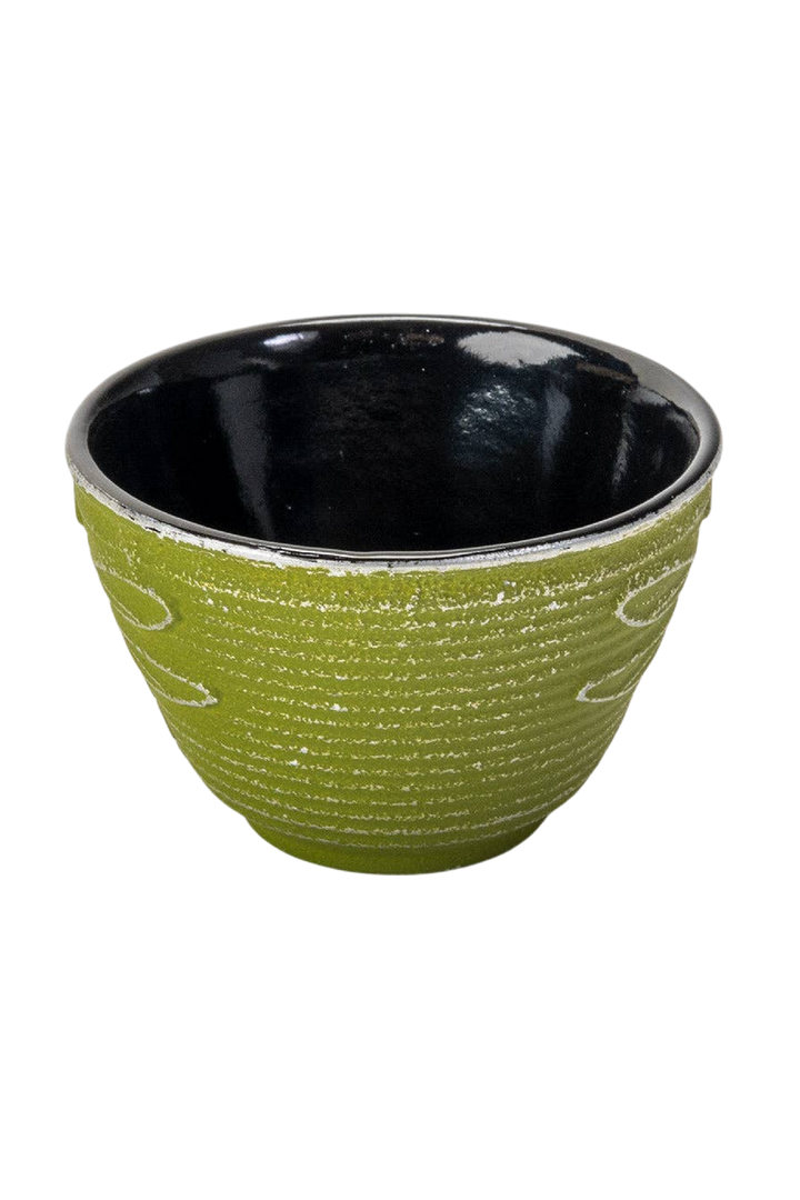 4oz Green Dragonfly Cast Iron Tea Cup