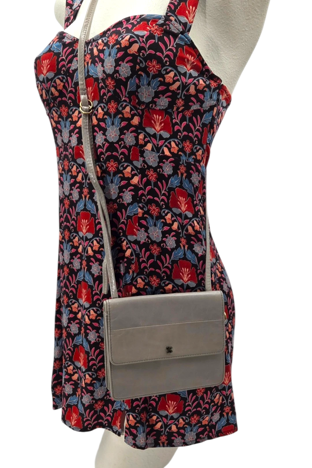 HOBO Jill Wallet Crossbody Leather Bag – Driftwood (Open-Box)