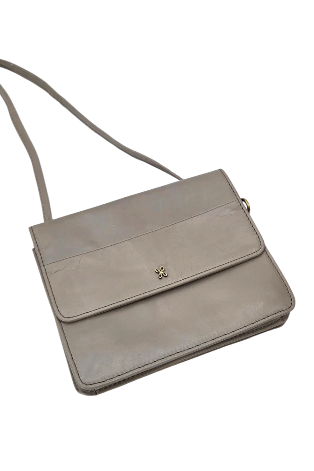HOBO Jill Wallet Crossbody Leather Bag – Driftwood (Open-Box)