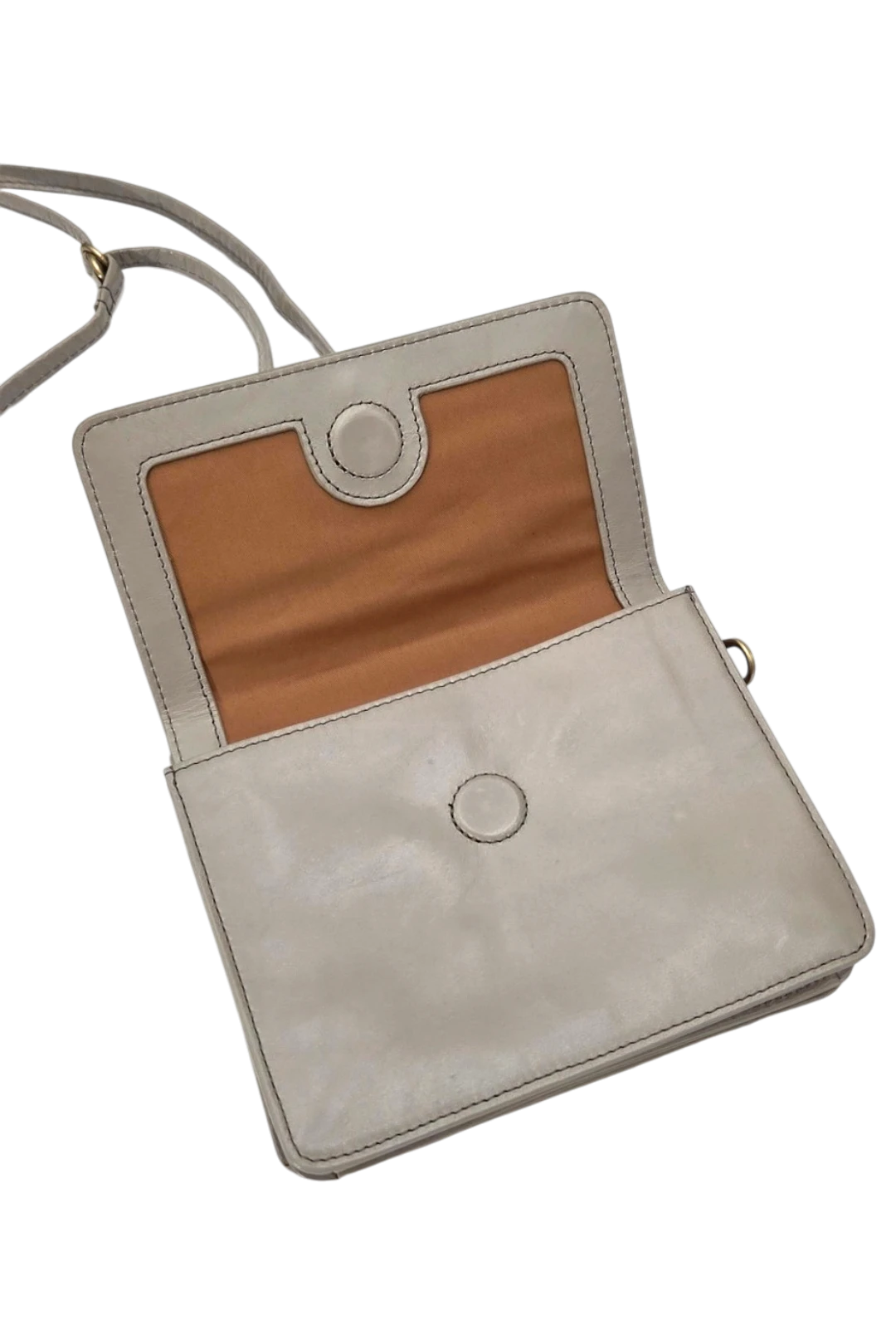 HOBO Jill Wallet Crossbody Leather Bag – Driftwood (Open-Box)