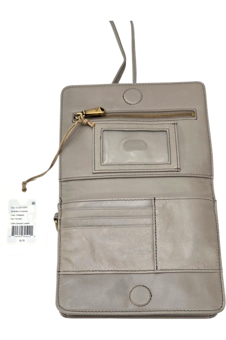 HOBO Jill Wallet Crossbody Leather Bag – Driftwood (Open-Box)