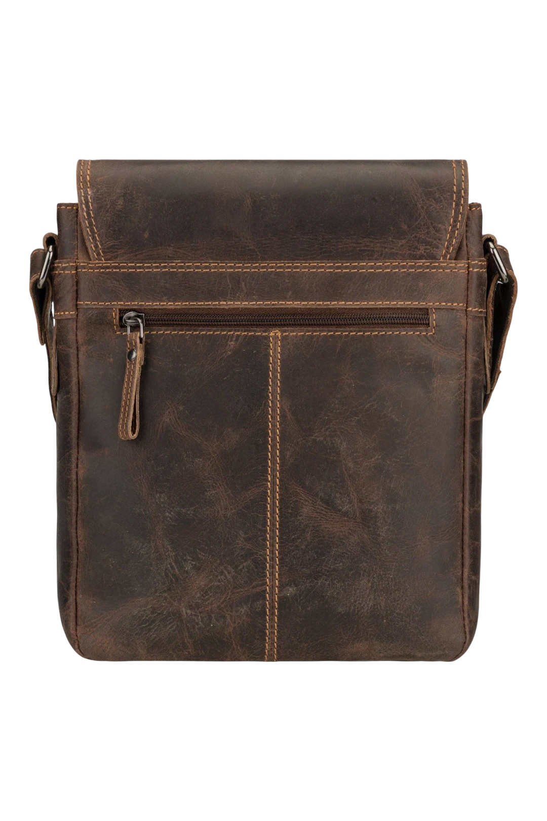 Halifax Leather Crossbody Bag – Brown