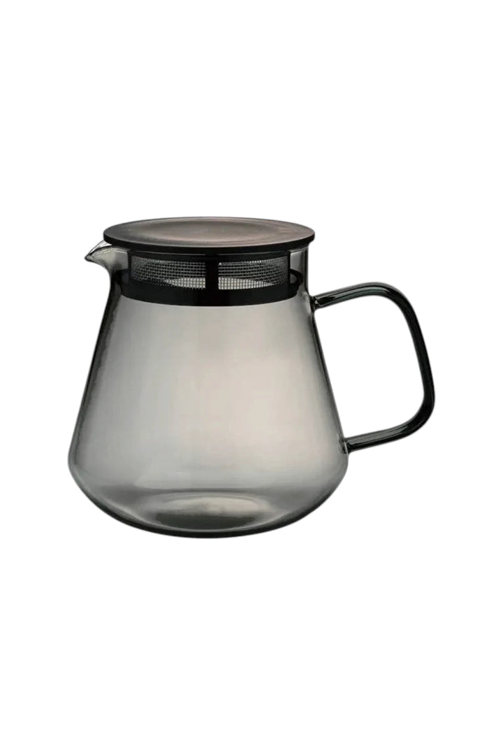 Hario Colors Glass Coffee & Tea Server – Amber & Grey Options | 600 mL