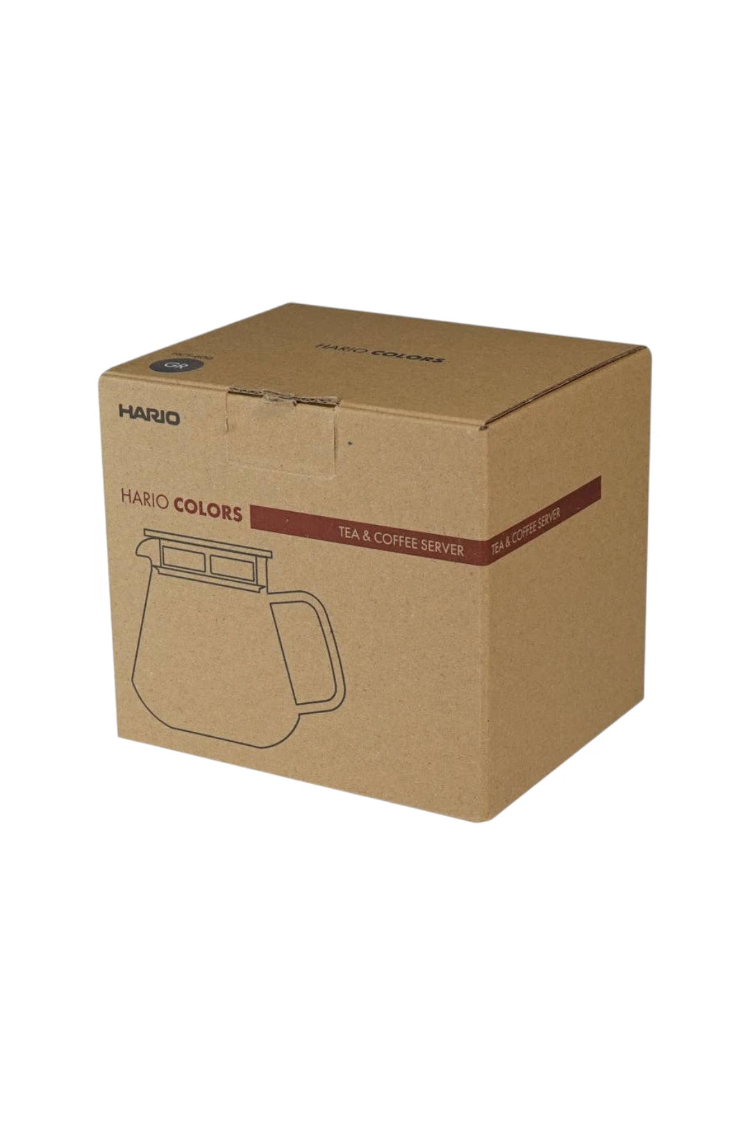 Hario Colors Glass Coffee & Tea Server – Amber & Grey Options | 600 mL