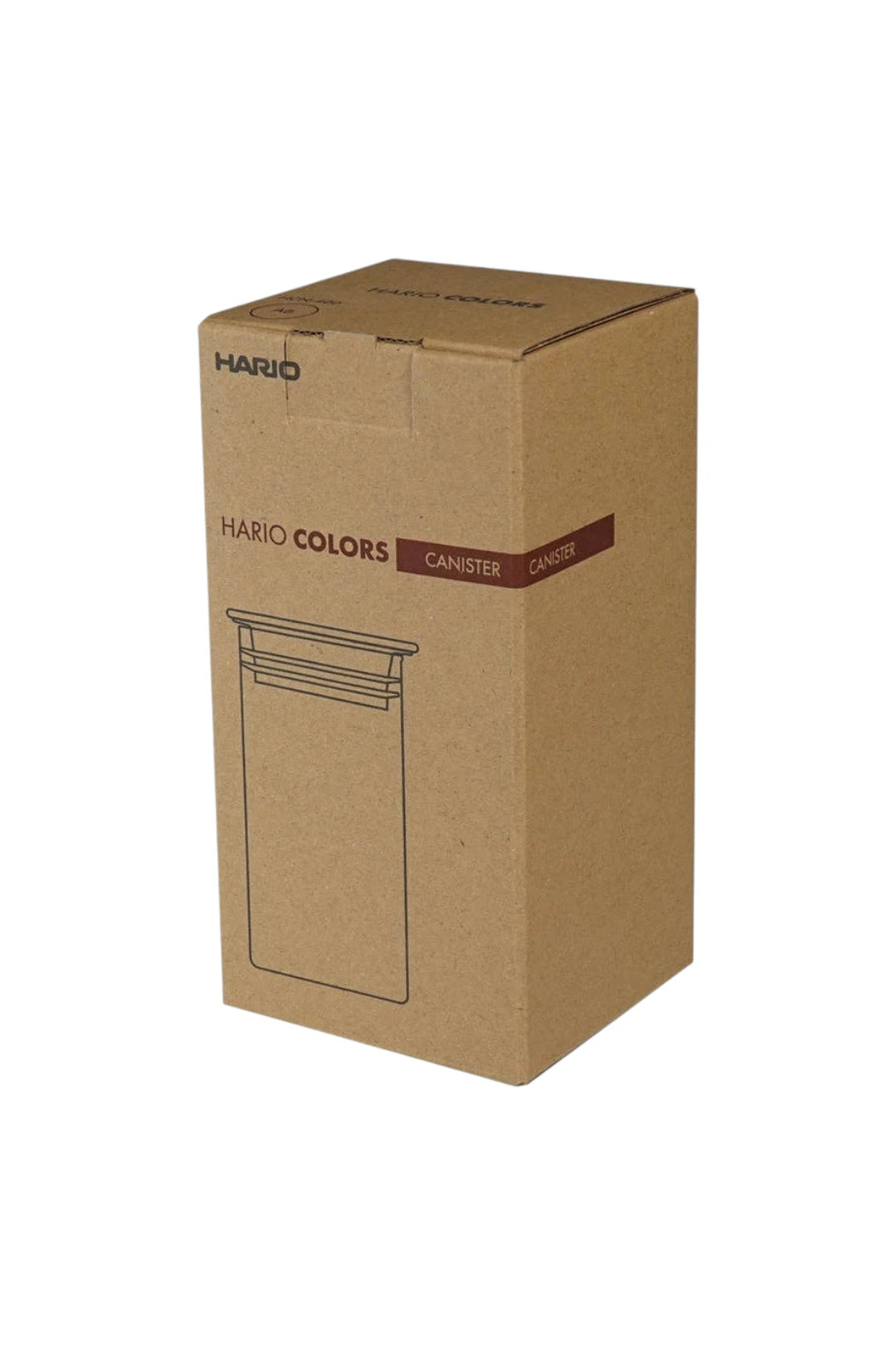 Hario Colors Heatproof Glass Coffee Canister | Amber & Grey Options