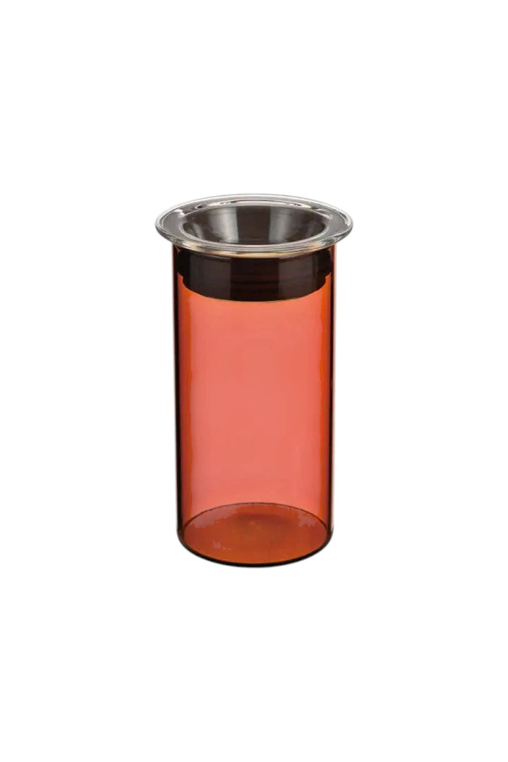 Hario Colors Heatproof Glass Coffee Canister | Amber & Grey Options
