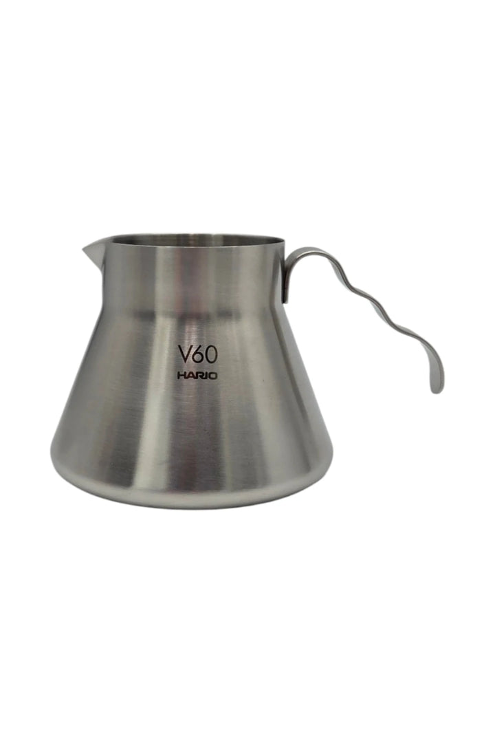 Hario Outdoor V60 Metal Coffee Server 500mL Hairline Silver