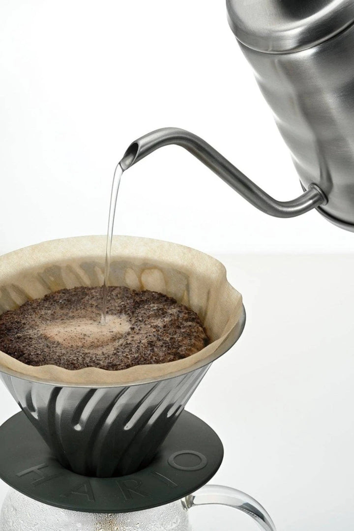Hario Outdoor V60 Metal Dripper (Size 02) – Hairline Silver