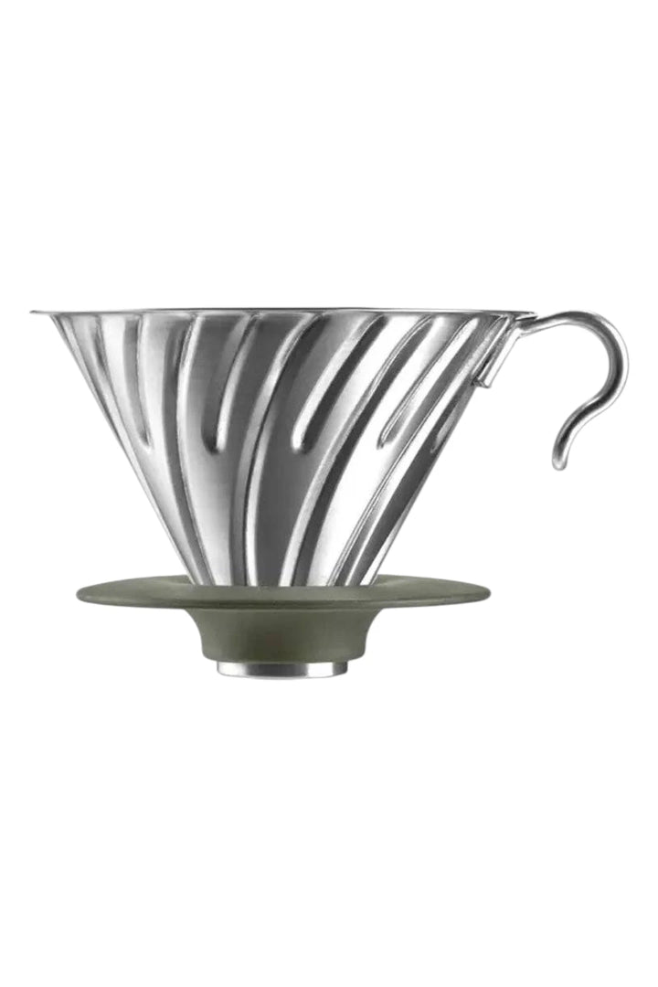 Hario Outdoor V60 Metal Dripper (Size 02) – Hairline Silver