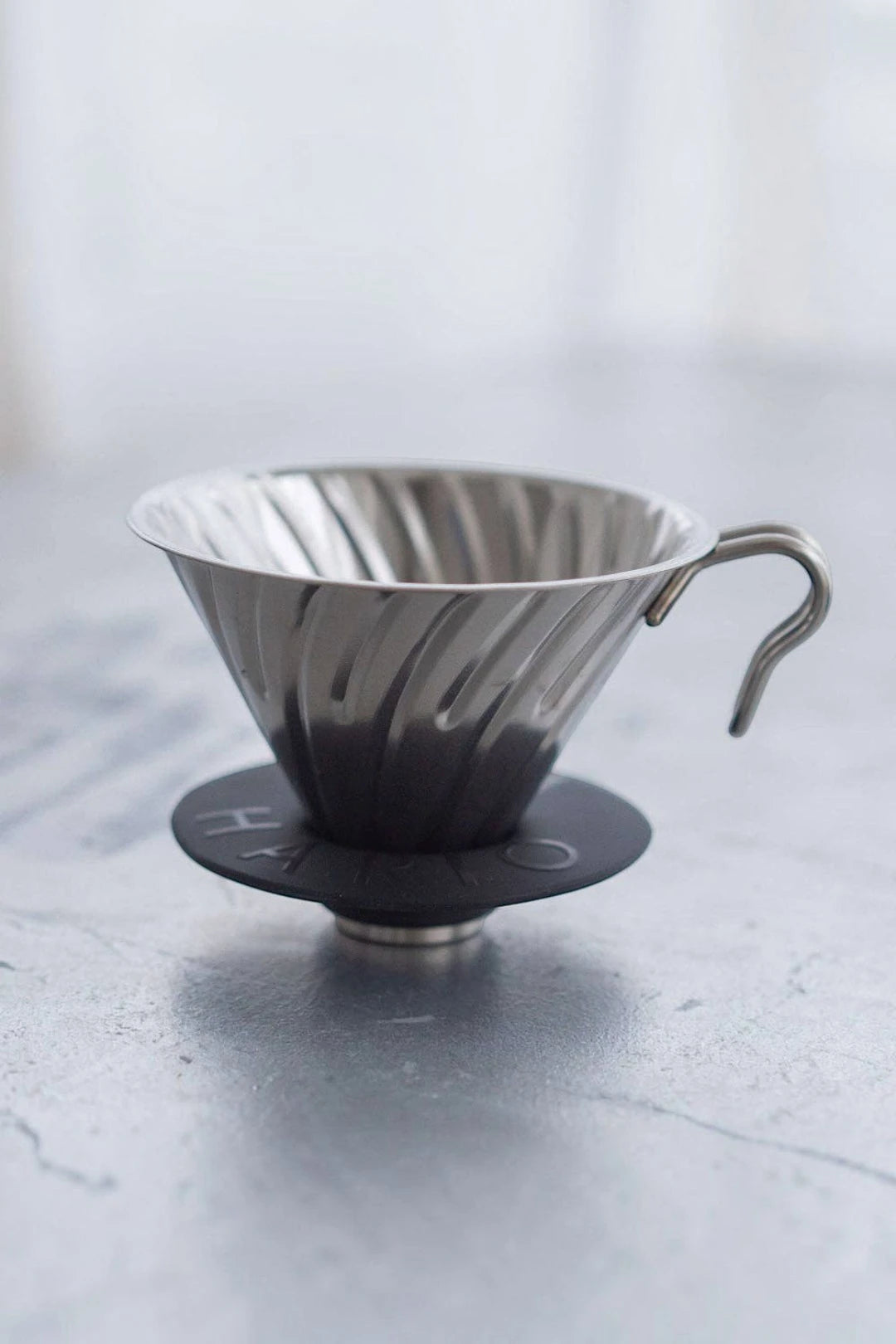 Hario Outdoor V60 Metal Dripper (Size 02) – Hairline Silver