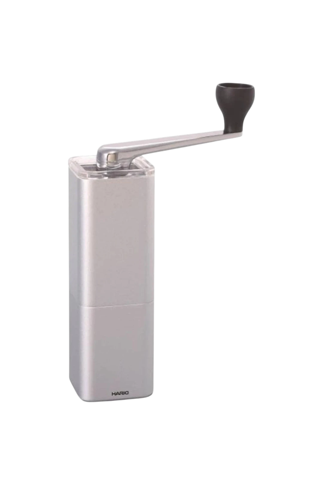 Hario Prism Ceramic Coffee Mill Silver Aluminum