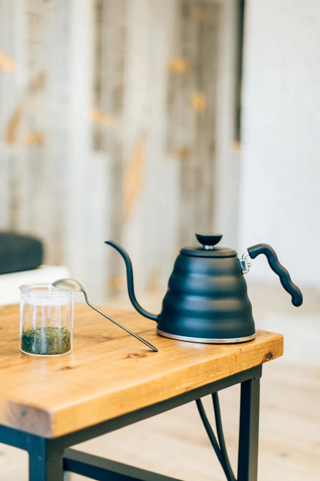 Hario V60 "Buono" Matte Black Drip Kettle - 1.2L