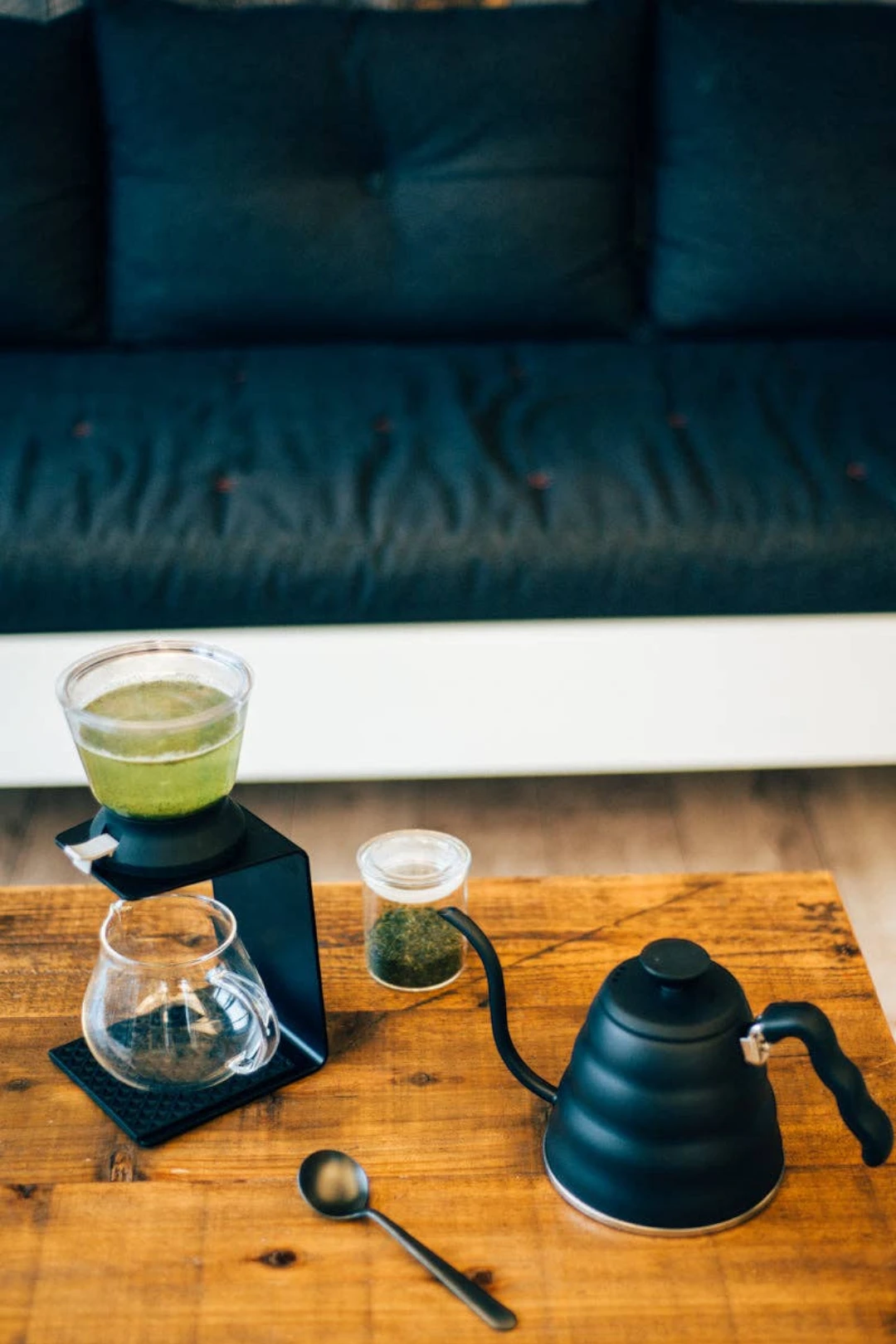 Hario V60 "Buono" Matte Black Drip Kettle - 1.2L