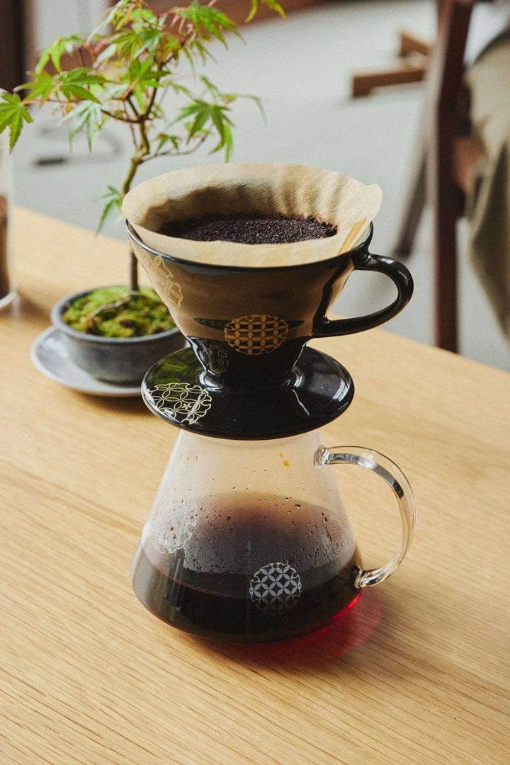 Hario V60 Ceramic Coffee Dripper 02 – Sippou Black