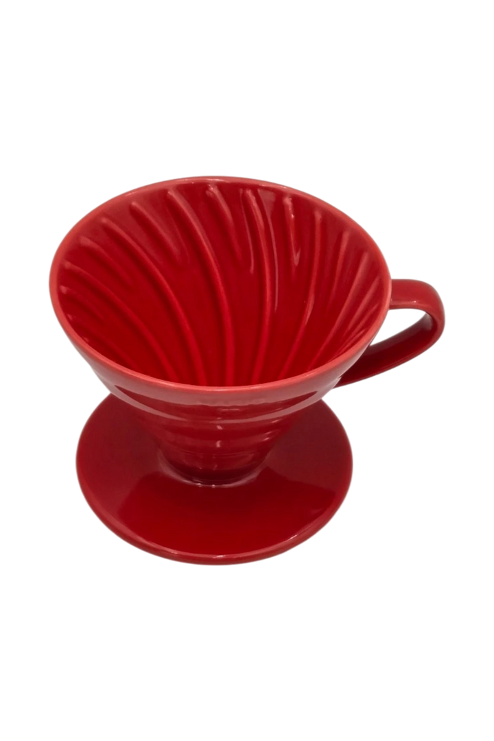 Hario V60 Coffee Dripper Ceramic Red 02