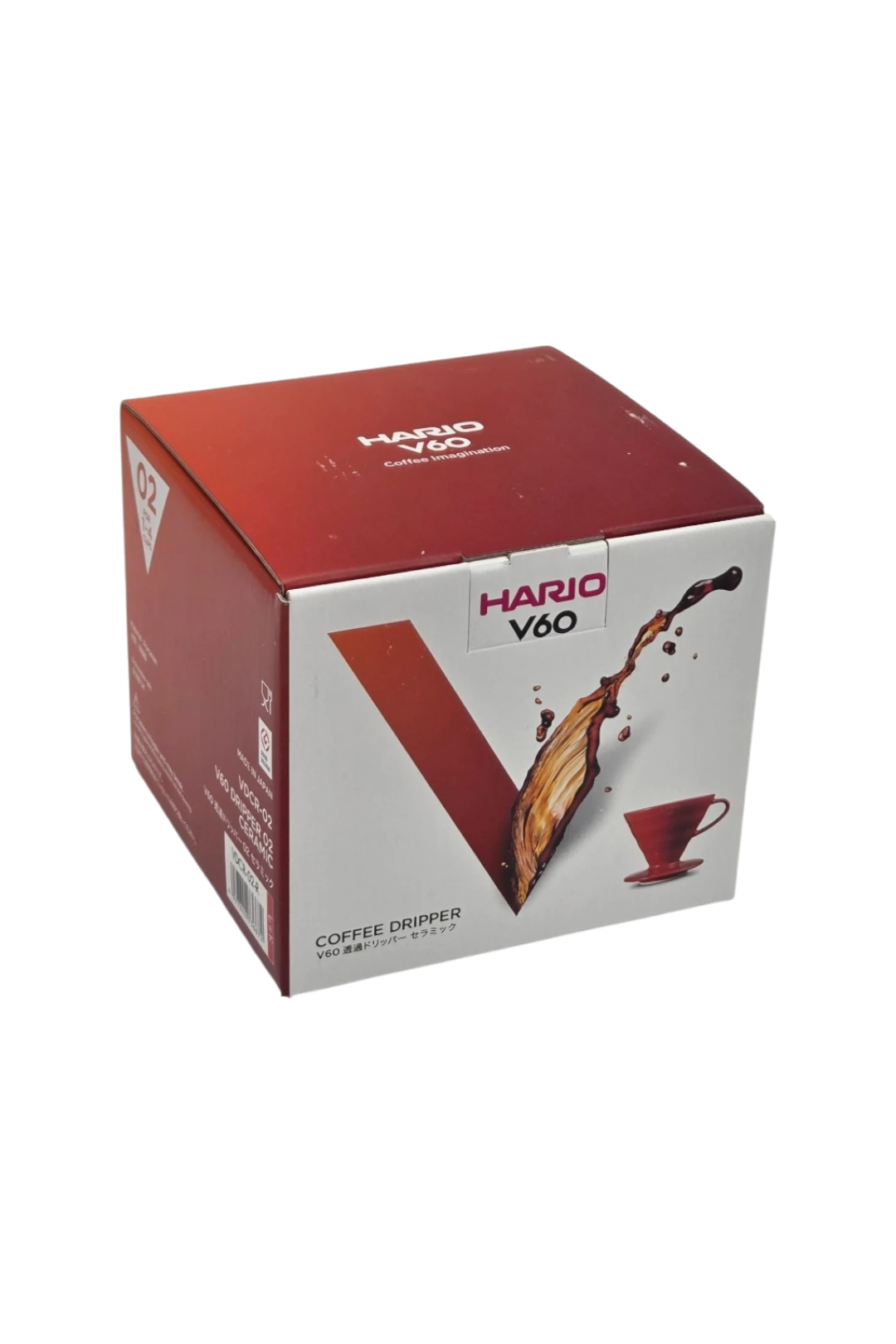Hario V60 Coffee Dripper Ceramic Red 02