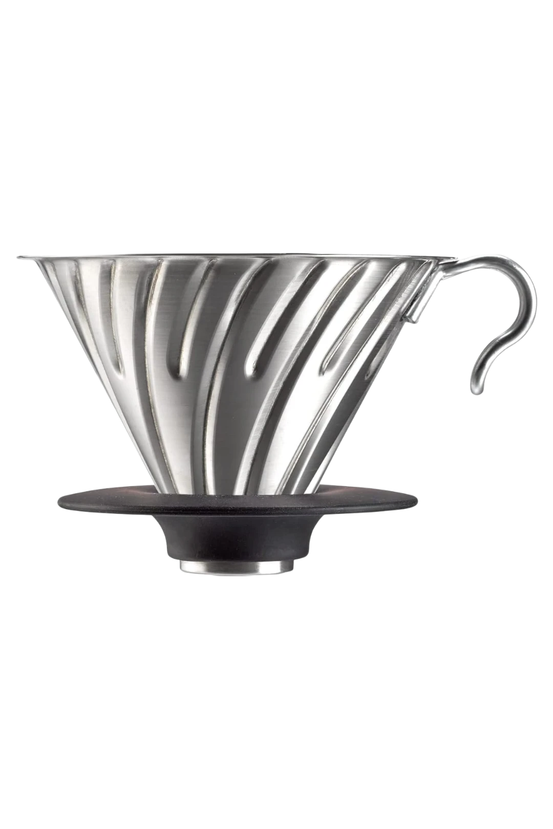 Hario V60 Metal Coffee Dripper 02 Hairline Silver
