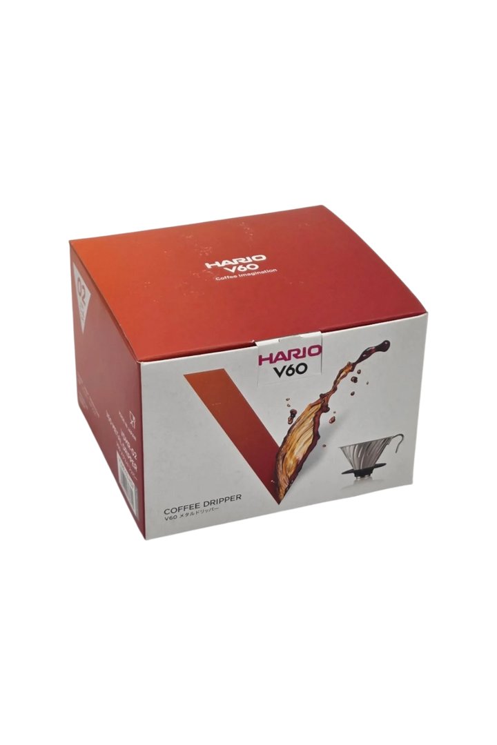 Hario V60 Metal Coffee Dripper 02 Hairline Silver