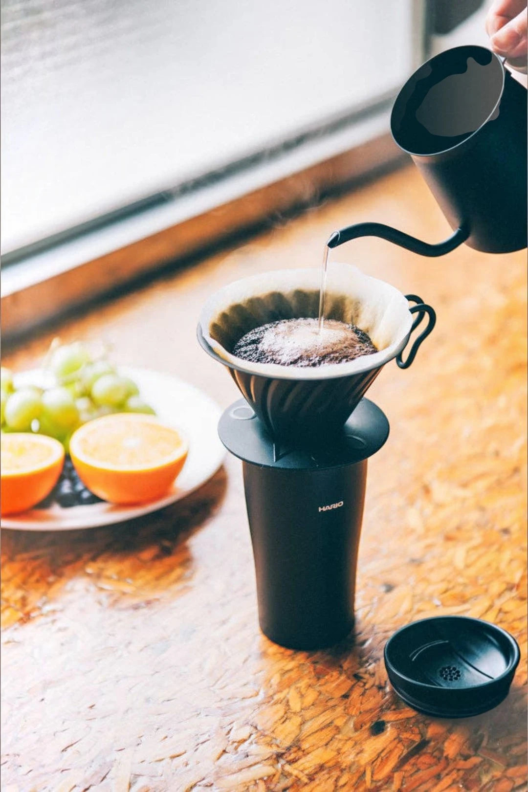 Hario V60 Metal Coffee Dripper 02 – Matte Black
