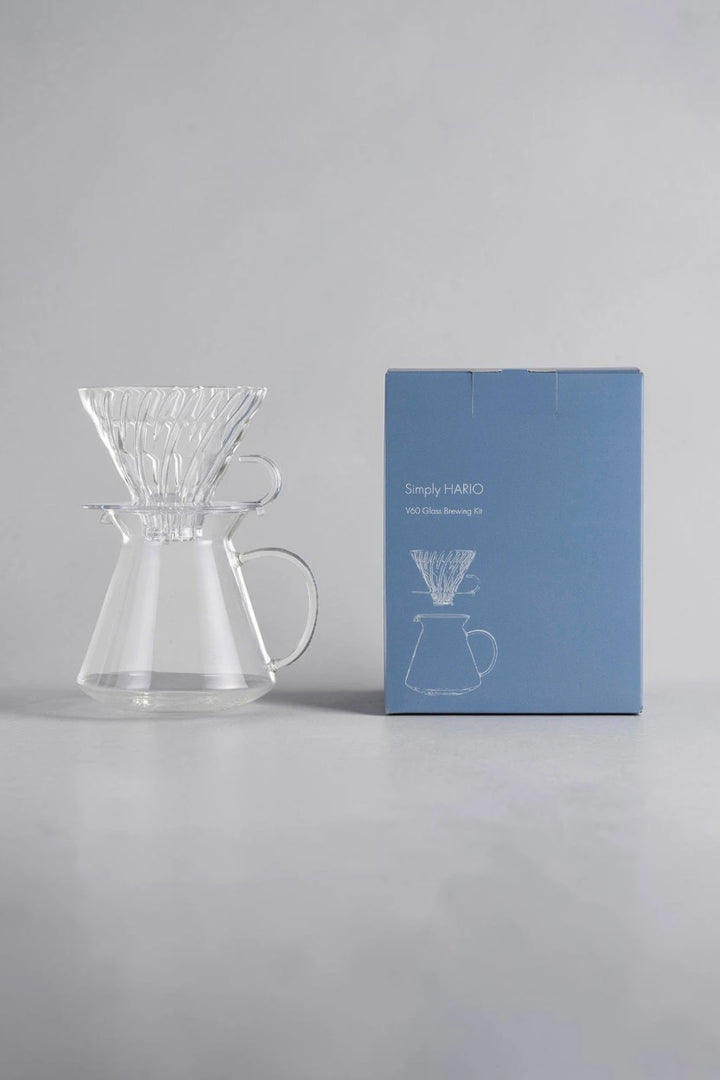 Hario V60 Simply Glass Pour Over Kit