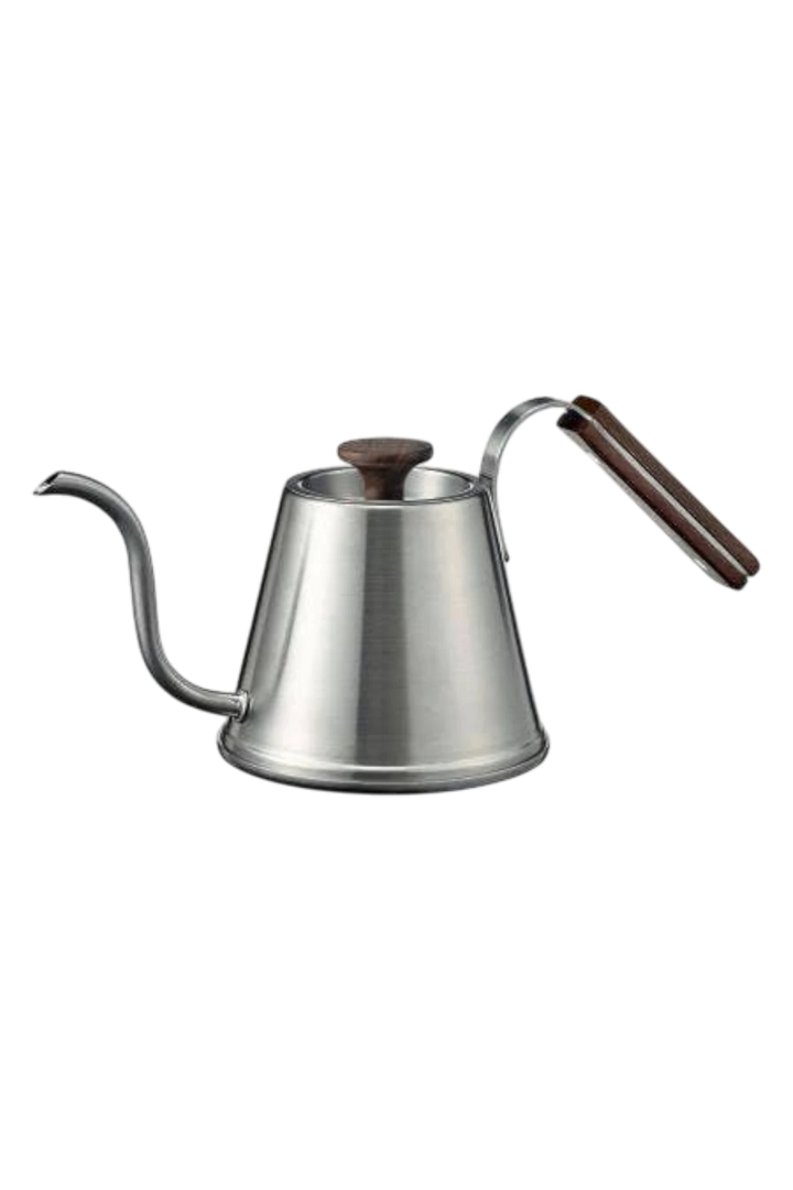 Hario Walnut Series Drip Kettle 600mL Silver