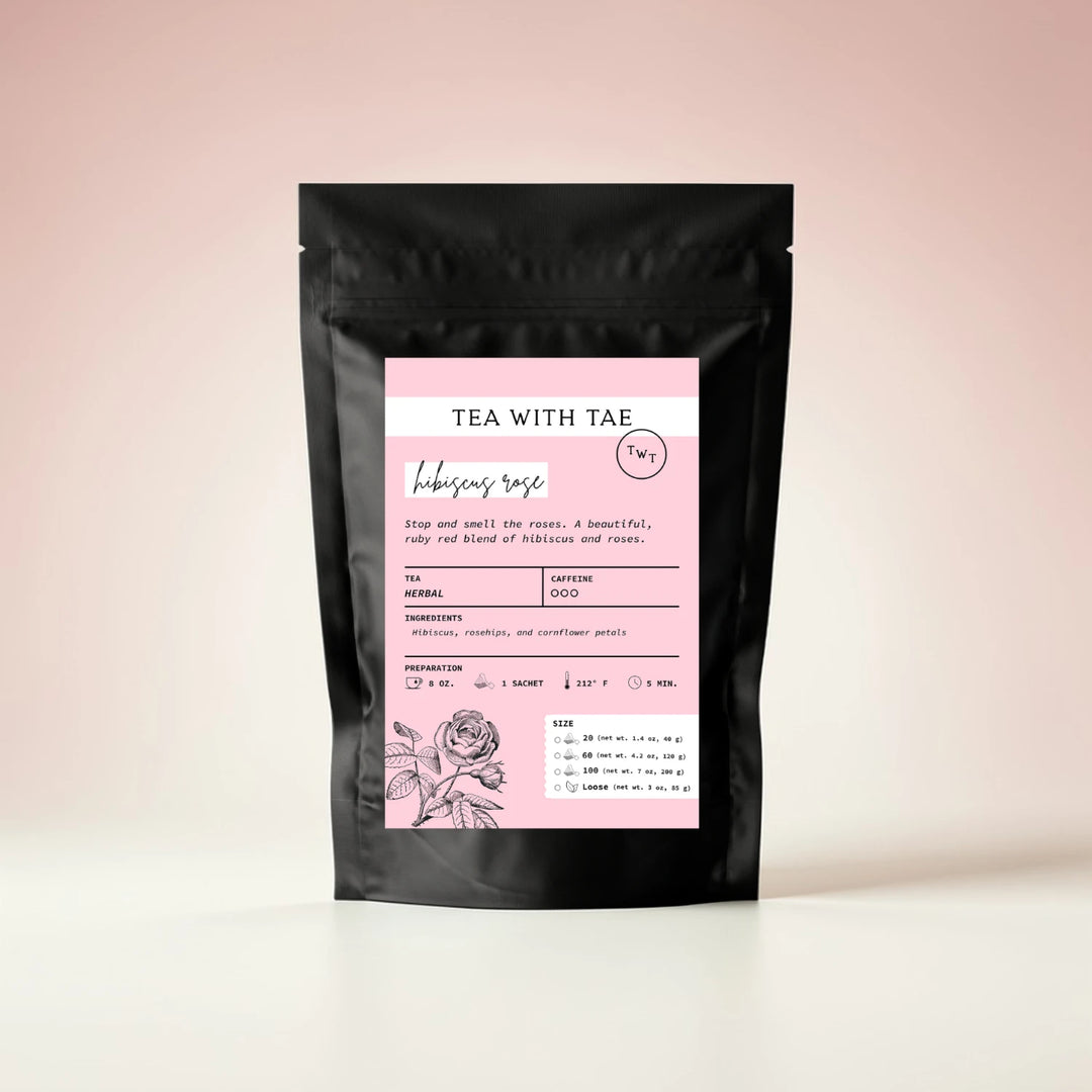 Hibiscus Rose Herbal Tea Pouch