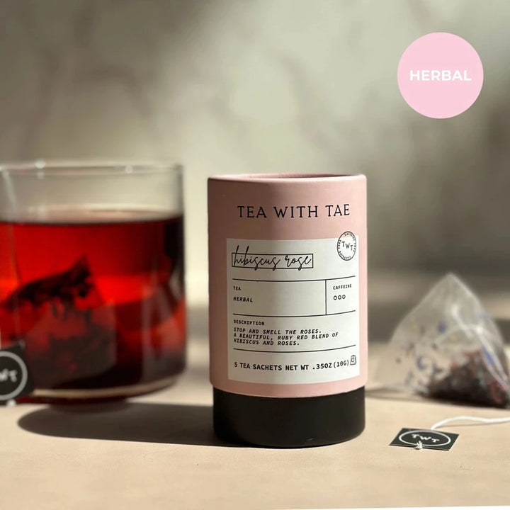 Hibiscus Rose Herbal Tea Mini Tube