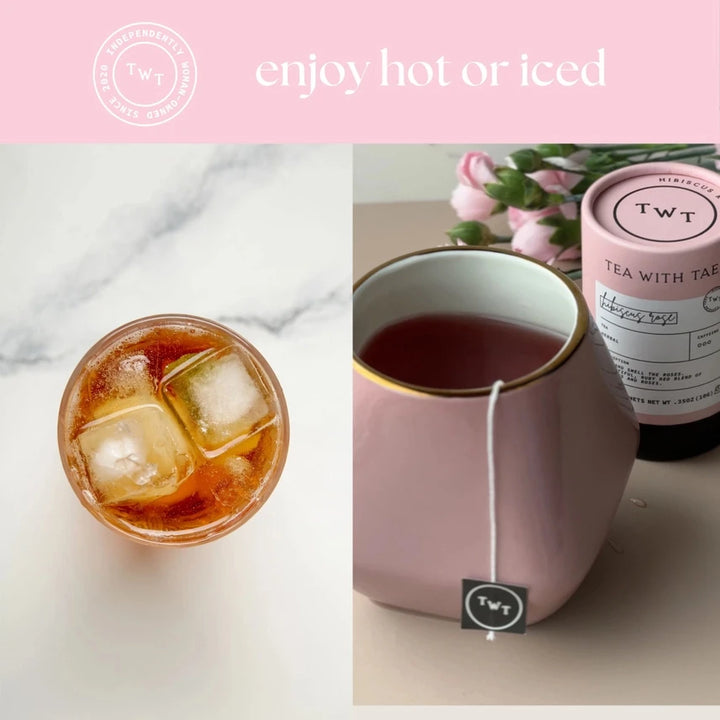 Hibiscus Rose Herbal Tea Mini Tube
