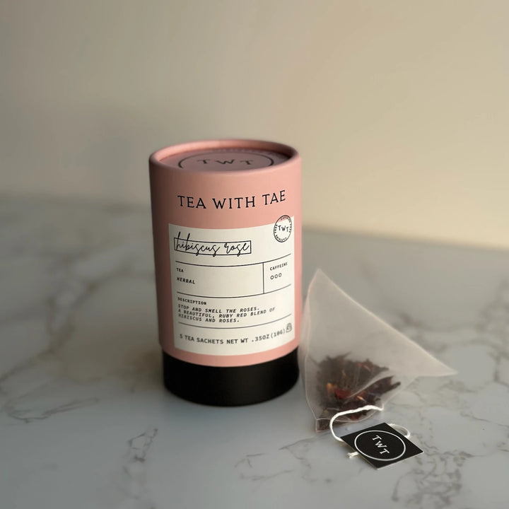 Hibiscus Rose Herbal Tea Mini Tube