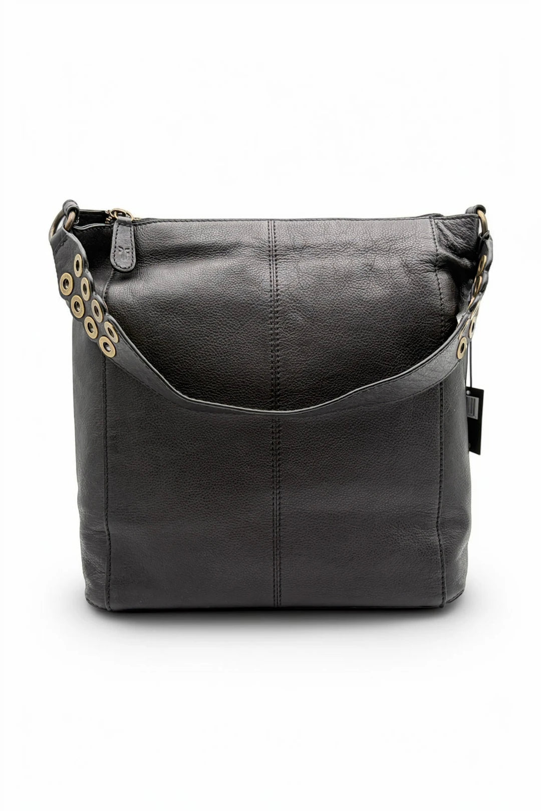 FRYE Claire Leather Hobo Bag with Dust Bag - Black