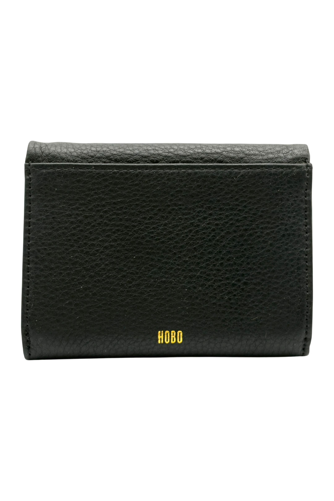 HOBO Lumen Medium Bifold Compact Leather Wallet - Black