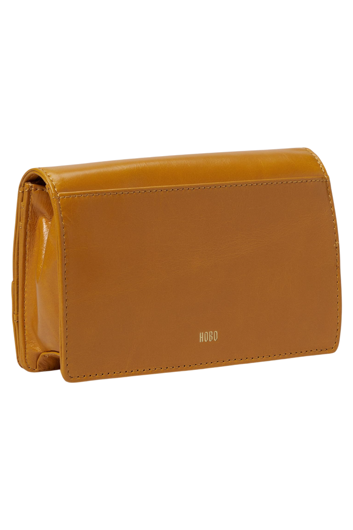 HOBO Jill Leather Wristlet – Warm Amber