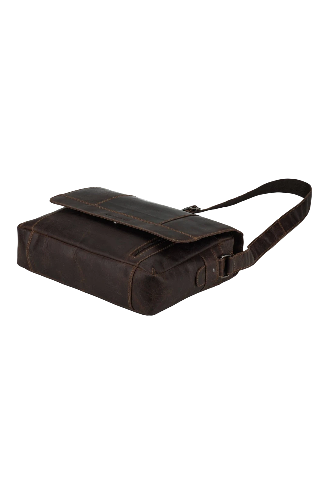 Jordan Leather Messenger Bag 15.6" – Brown