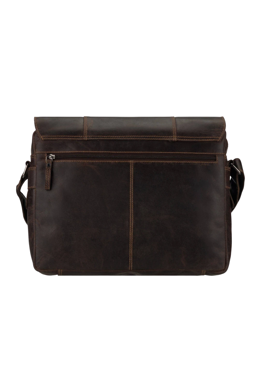 Jordan Leather Messenger Bag 15.6" – Brown