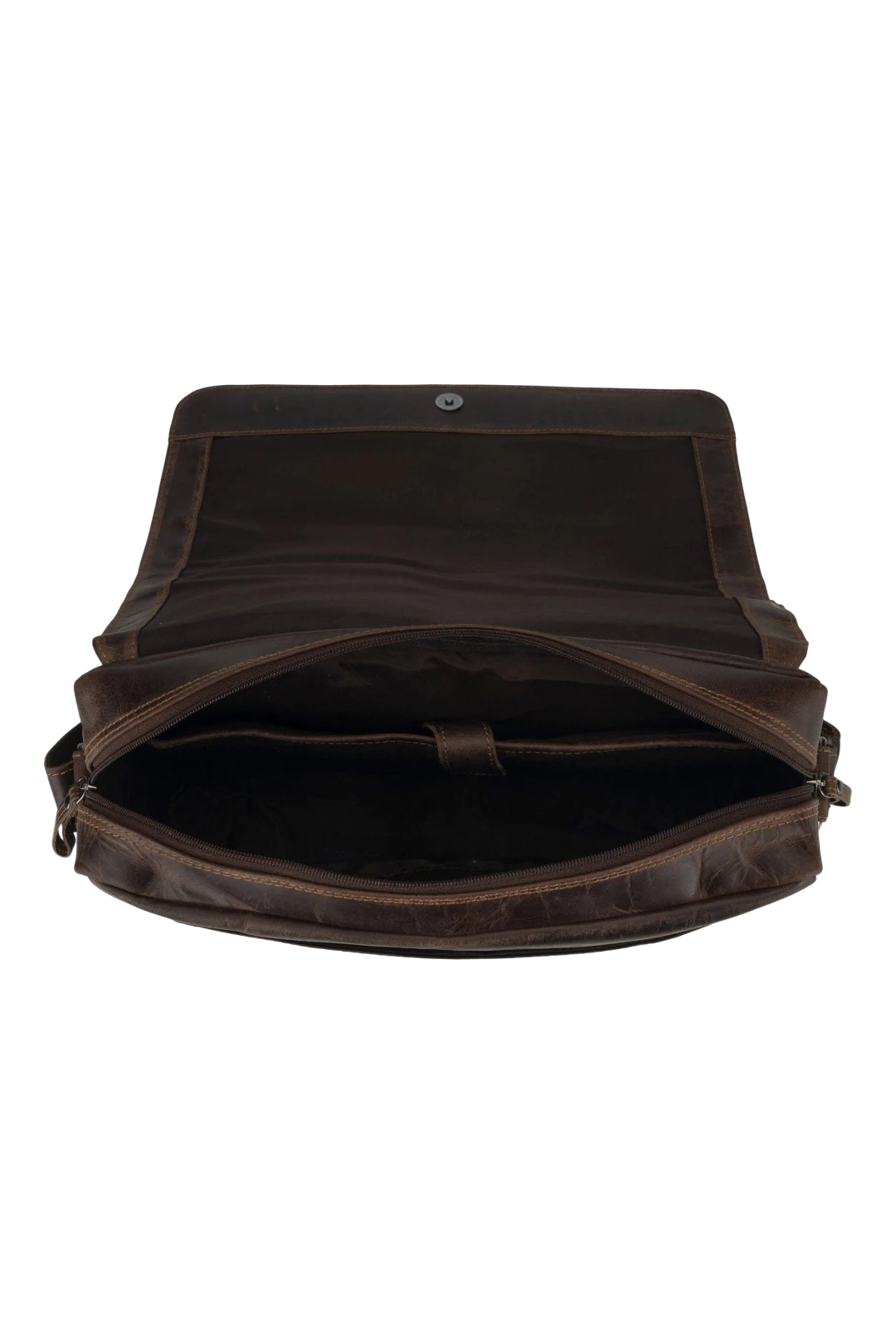 Jordan Leather Messenger Bag 15.6" – Brown