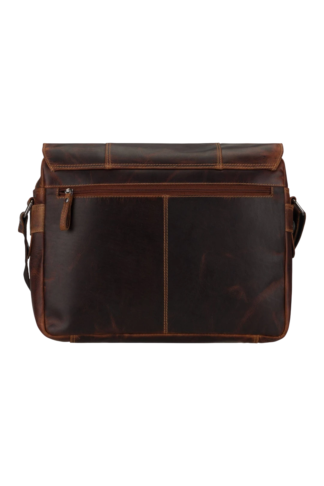 Jordan Leather Messenger Bag 15.6" – Chestnut