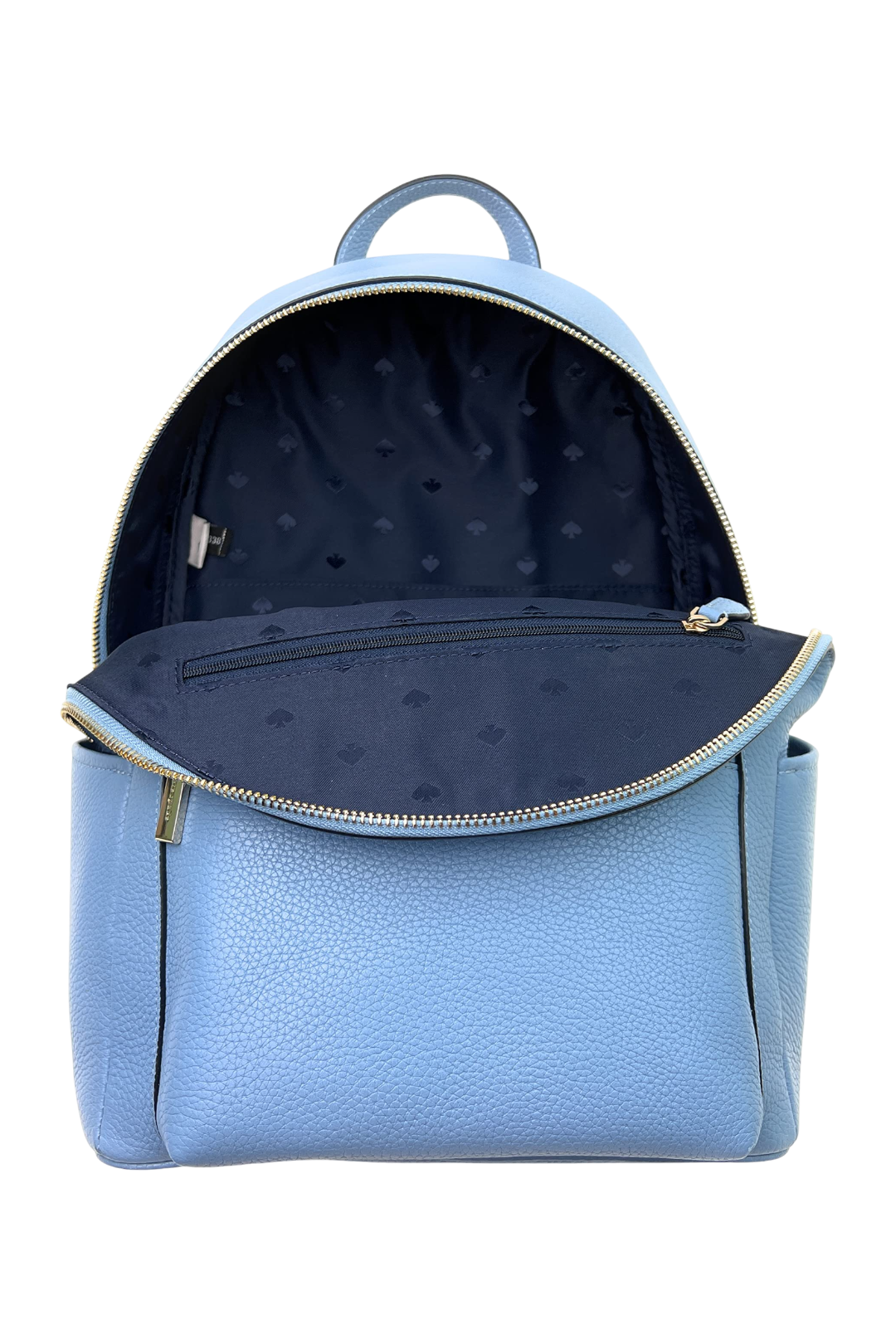 Kate Spade Leila Pebbled Leather Medium Dome Backpack - Dusty Blue