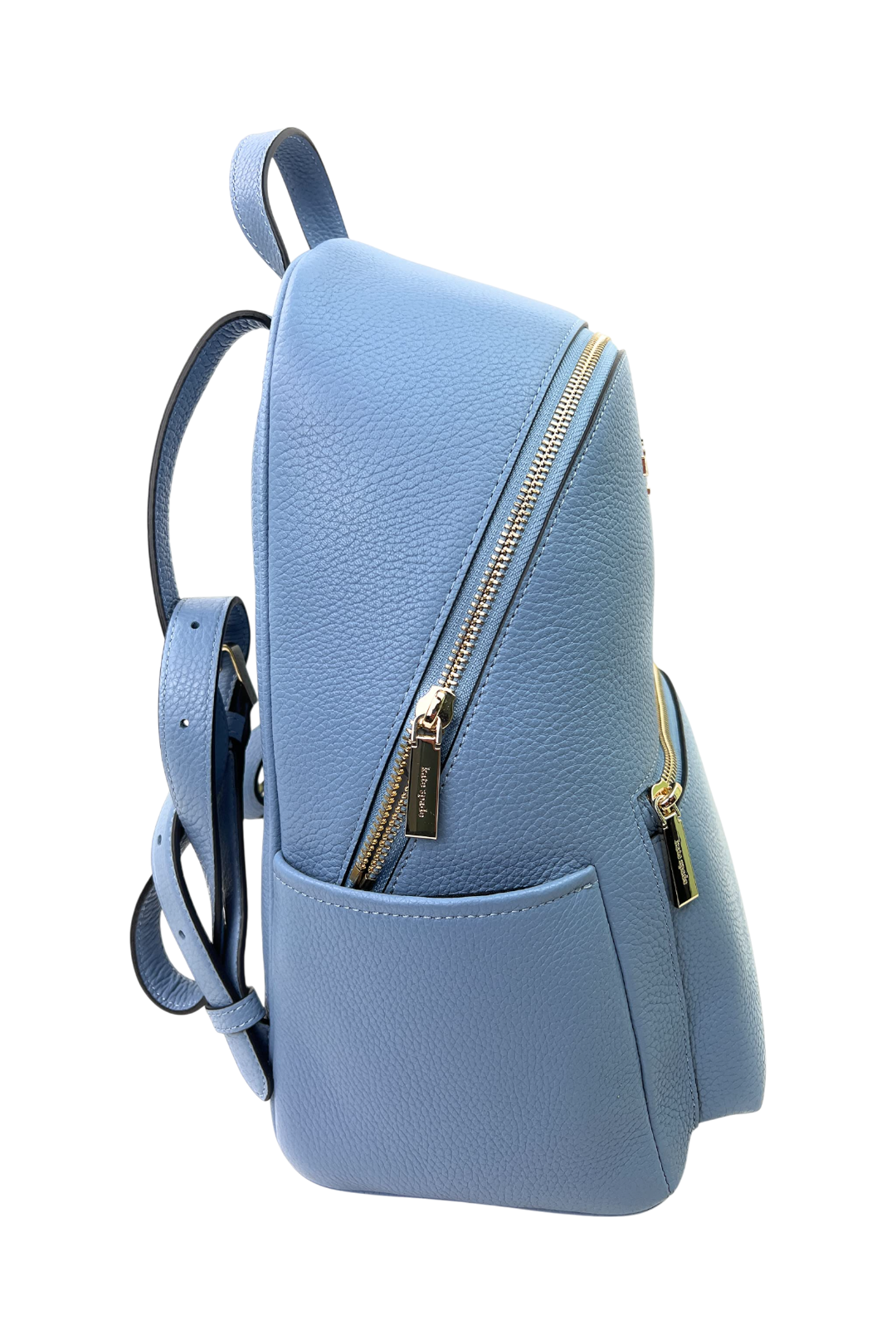 Kate Spade Leila Pebbled Leather Medium Dome Backpack - Dusty Blue