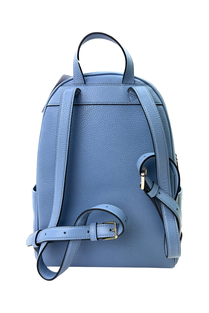 Kate Spade Leila Pebbled Leather Medium Dome Backpack - Dusty Blue