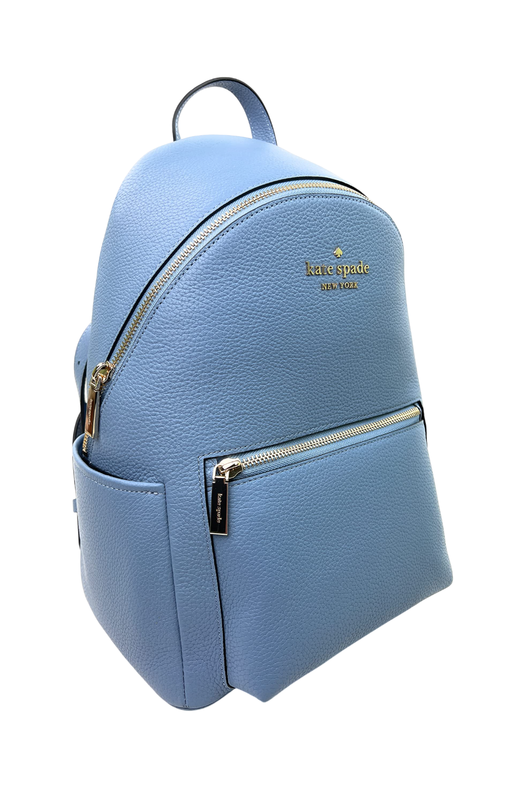Kate Spade Leila Pebbled Leather Medium Dome Backpack - Dusty Blue