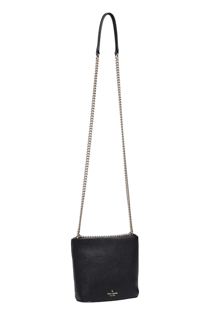 Kate Spade Hayes Street Pearl Ellery Crossbody Bag – Black