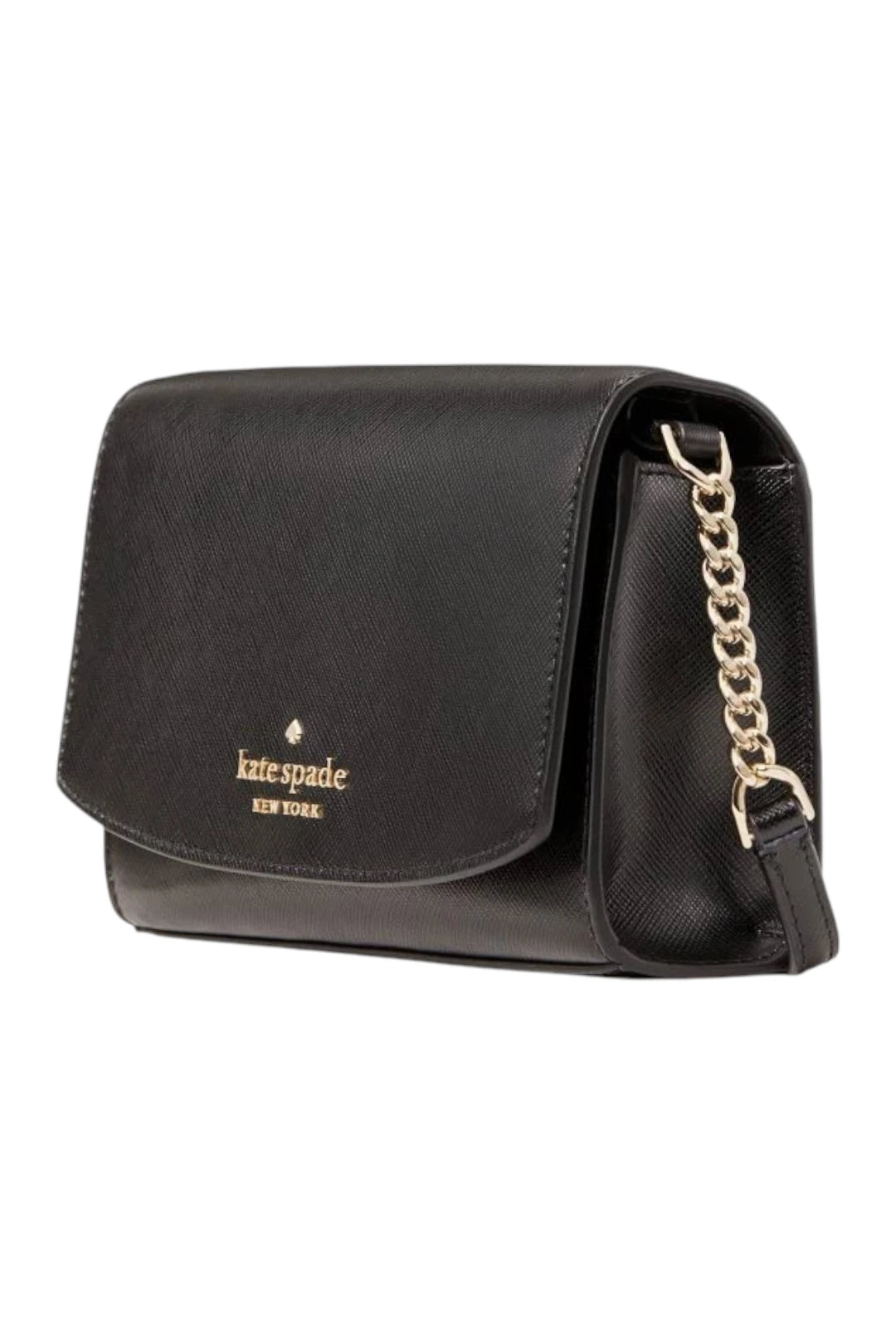 Kate Spade Staci Small Flap Crossbody Bag – Black